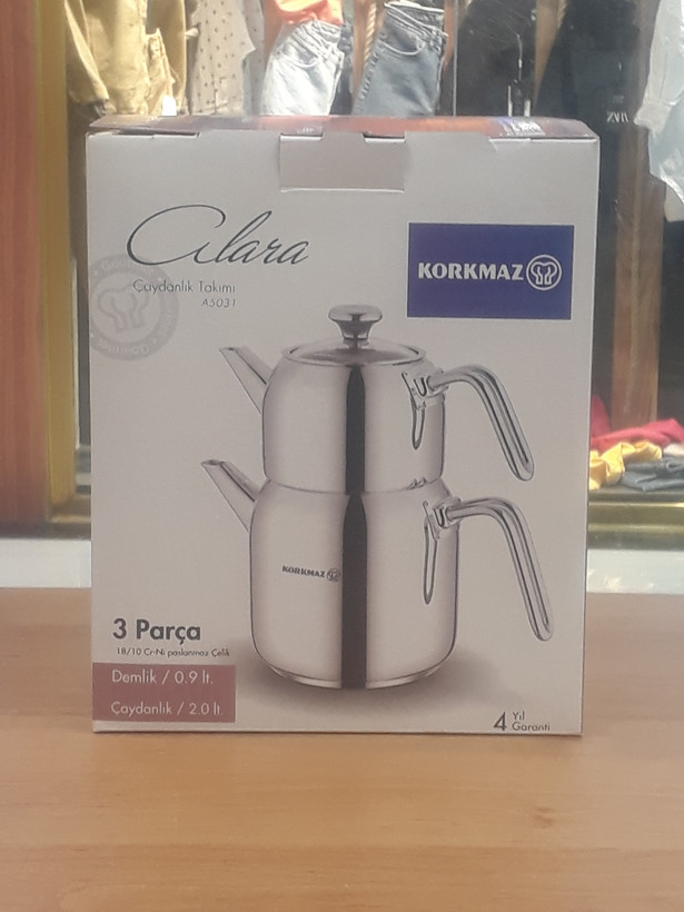 کتری قوری استیل کرکماز ترک مدل Alara کد A5031
