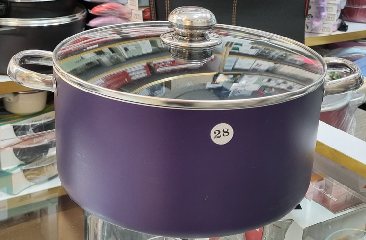 قابلمه ظرفیران سایز ۲۸ رنگ بنفش