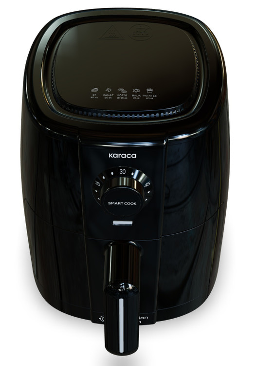 هواپز سرخکن هوشمند ۲ نفره جمع و جور کاراجا با تایمر پخت تا ۶۰ دقیقه