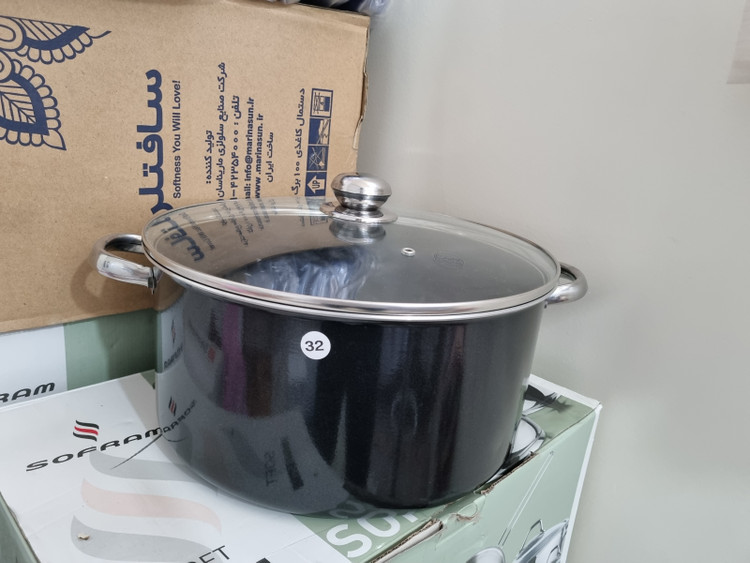 قابلمه تفلون ظرفیران سایز ۳۲ نوک مدادی