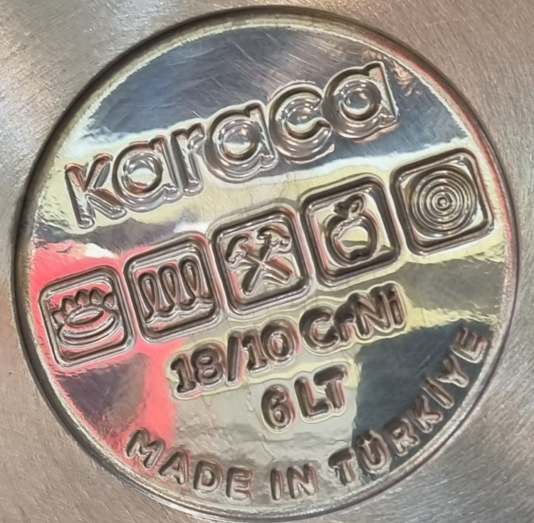 کف زودپز روگازی دوقلو استیل ۴+۶ لیتر کاراجا ترک مدل Perfect رنگ صورتی