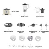 اجزای غذاساز ۱۰ کاره کاراجا مدل Mastermaid Power Multifunctional رنگ قرمز