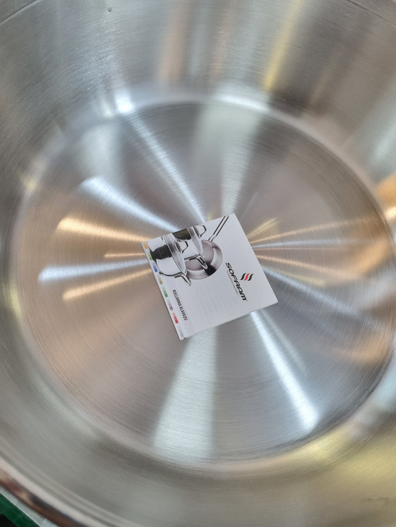 داخل تابه دودسته استیل سوفرام ترکیه مدل سافت سایز ۳۰