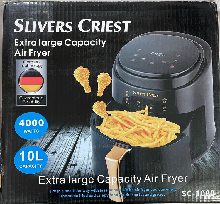 بسته هواپز سرخکن بدون روغن دیجیتال ۱۰ لیتر سیلورکرست آلمان مدل sc 1080