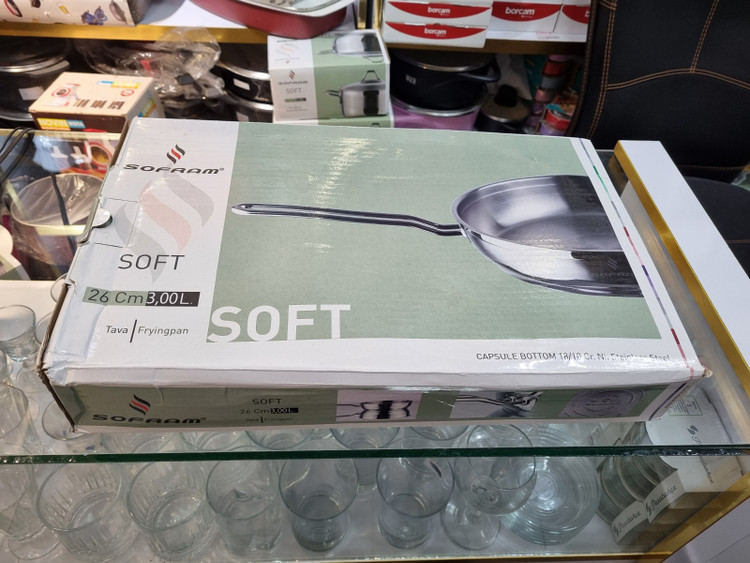 بسته تابه تکدسته استیل سوفرام ترکیه مدل سافت سایز ۲۶