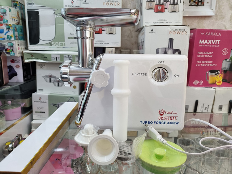 چرخ گوشت توربو ۳۳۰۰ وات فوما ژاپن رنگ سفید