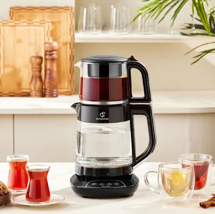 چایساز پیرکس سخنگو کاراجا مدل Çaysever 3-in-1 رنگ مشکی