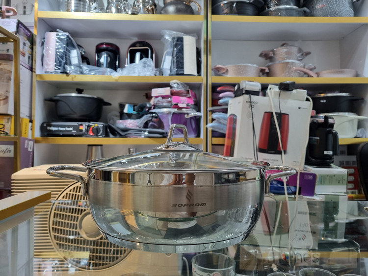 تابه استیل دودسته سوفرام Soft سایز 26 سانتی متر